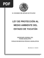 Ley de Proteccion Al Medio Ambiente Del Estado de Yucatan