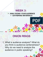 Analyzing Your Audience and Gathering Materials