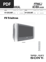 Sony Kv-32xl90x Chassis-Ae-6ba Service Manual