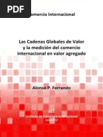 Las Cadenas Globales de Valor y La Medición Del Comercio