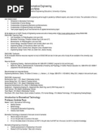 Biomedical Technology Lecture Notes 2015