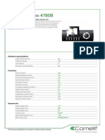 Comelit 4780B Data Sheet