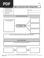 Preparing For Higher Education Note Taking Guide 2 3 3 l1