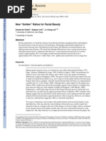 New "Golden" Ratios For Facial Beauty