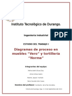 Estudio Del Trabajo, Diagramas de Proceso