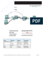 Lab 1.3.4 Creating An ACL: CCNA Discovery Designing and Supporting Computer Networks