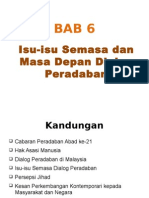 Bab 6 Isu-Isu Semasa Dan Masa Depan Dialog Peradaban