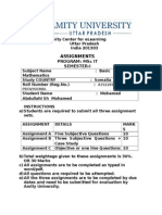 Assignment Basic Mathematics