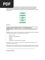 Measurement System Analysis