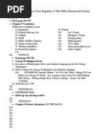 8th Grade Us History Chapter 9 HW