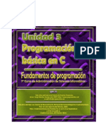 Unidad 3: Programación Básica en C