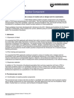 Guidelines For PHD With Creative Practice Component PDF