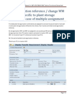 Storage Location Reference in SAP WM