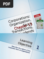 Chapter 13 - Corporations Organization, Stock Transactions, and Dividends