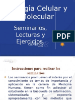 Indicaciones para Seminarios y Lecturas