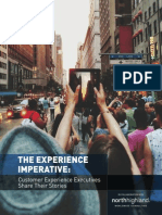 The Experience Imperative:: Customer Experience Executives Share Their Stories