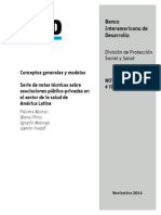 Serie de Notas Técnicas Sobre Asociaciones Público-Privadas en El Sector de La Salud de América Latina