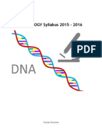 AP BIOLOGY Syllabus 2015 - 2016: Course Overview