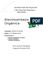 La Electroquímica y La Química Verde