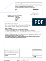 Business Studies: Cambridge International Examinations International General Certificate of Secondary Education