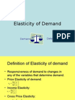 Elasticity of Demand 1