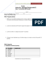 La Doctrina Del Pecado. Teologia Pentecostal 2 Prueba