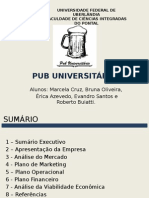 Slides - Plano de Negócio Pub Universitário