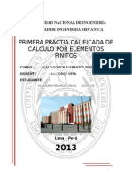 Calculo Por Elementos Finitos - Modelo 1ra Prac