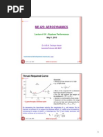 Me 425: Aerodynamics: Thrust Required Curve