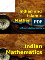 Indian and Islamic Mathematics