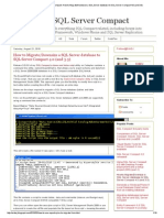 How To Migrate - Downsize A SQL Server Database To SQL Server Compact 4.0