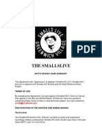 Smalls Jazz Club Contract