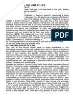 Chapter 8 Cell: The Unit of Life 8.1 What Is A Cell? 8.2 Cell Theory