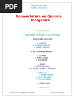 Quimica Inorganica Presentacion Word