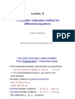 Chebyshev Collocation Method For Differential Equations