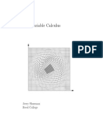 SHURMAN Multivariable Calculus