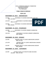 Final Exam Schedule Neptunites