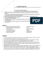 Photosynthesis Lab