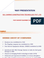 Company Presentation: B.G. Shirke Construction Technology Pvt. LTD