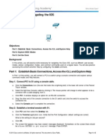 2.1.4.6 Packet Tracer - Navigating The IOS