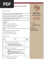 Power System Dynamics and Control - Video Course
