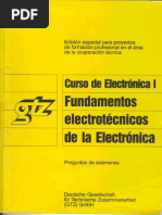 Curso de Electrónica I. Fundamentos Electrotécnicos de L