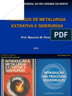 Aulas Parte 1 de Metalurgia Extrativa e Siderurgia - Mauricio Peres