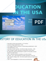 EDUCATION in The USA