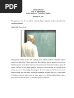 Classical Physics Prof. V. Balakrishnan Indian Institute of Technology, Madras Lecture No. # 15