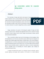 PIR Based Energy Conservation System For Corporate Computers and Lighting System - Abstract