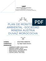 Plan de Monitoreo Ambiental