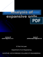 Analysis of Expansive Soils