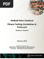 NNZ Fitness Testing Guidelines Protocols 2014 Final