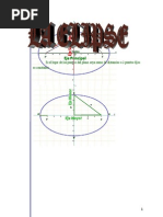 Matematicas Ejercicios Resueltos Soluciones La Elipse 4º ESO Opcion Ciencias Puras Opcion B